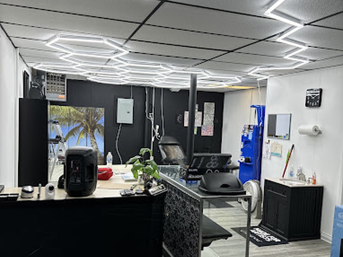 Inside the Roberts Ink tattoo studio in Marion, Ohio